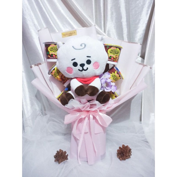 

buket boneka BTS / buket makanan / doll bouquet