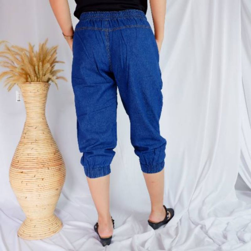 Celana 7/8 jogger jeans jumbo // Celana pendek 7/8 jogger Jeans