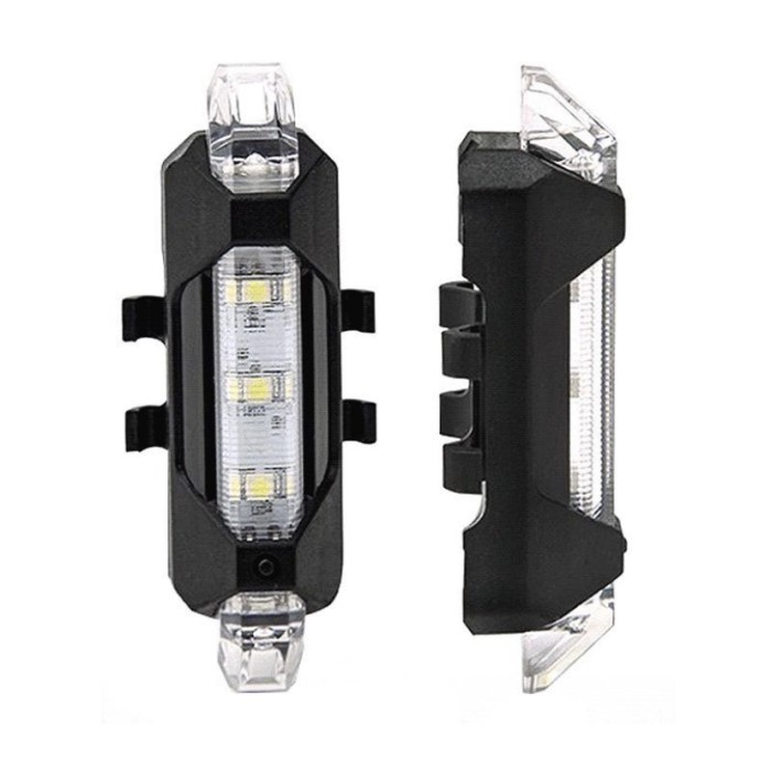 Lampu belakang Sepeda LED Rechargeable USB bicycle light