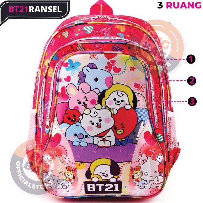 Tas Ransel Sekolah Anak TAS BTS TAS ANAK BT21 SAVE ME TAS SEKOLAH SD