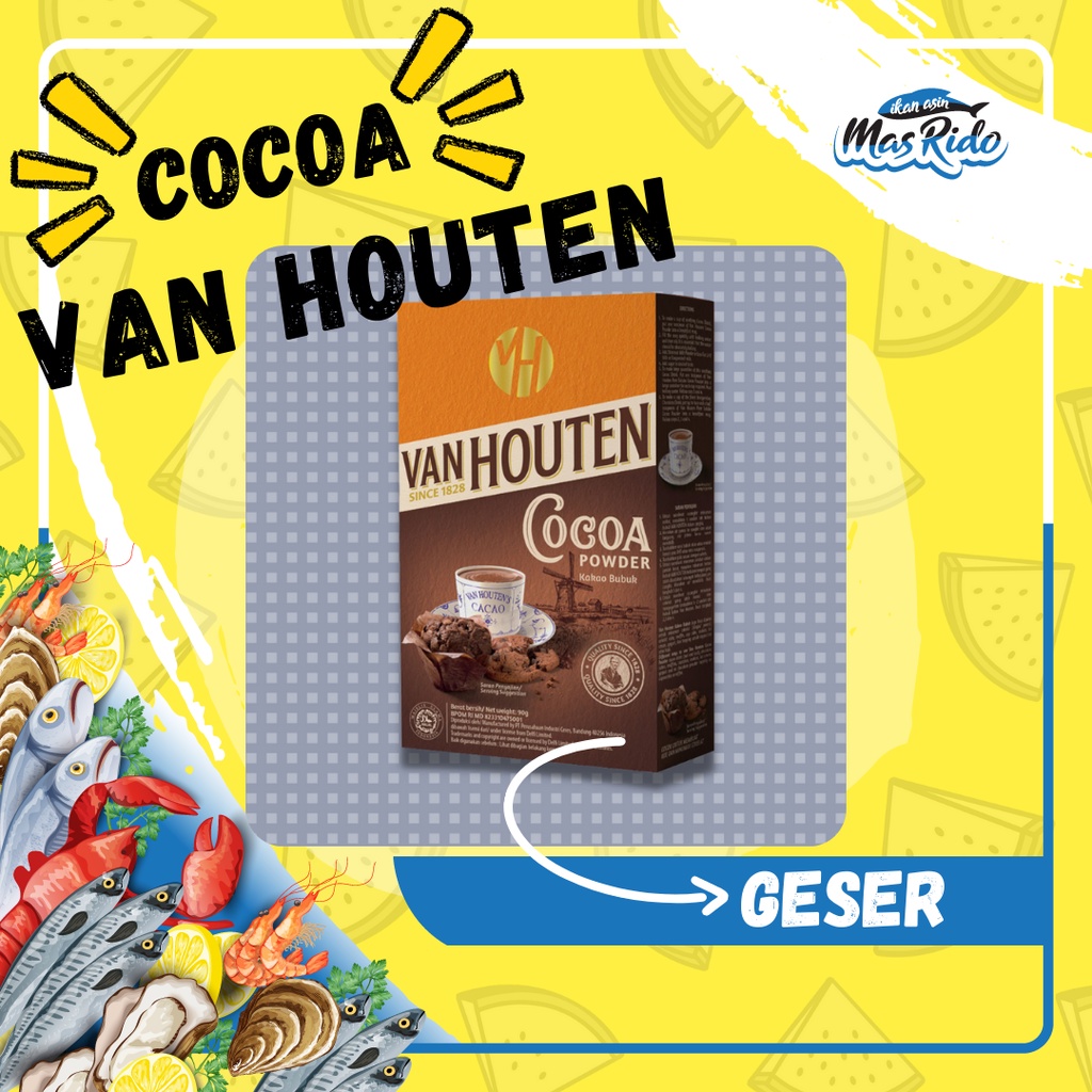 

Van Houten Cocoa Powder 90Gram Kakao Bubuk Coklat Praktis Termurah