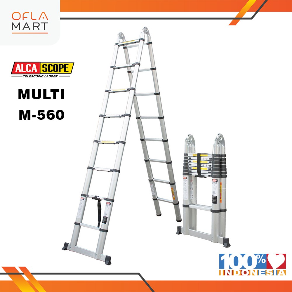 Tangga Telescopic Ladder-Alca Scope Multi 560(5,6M)