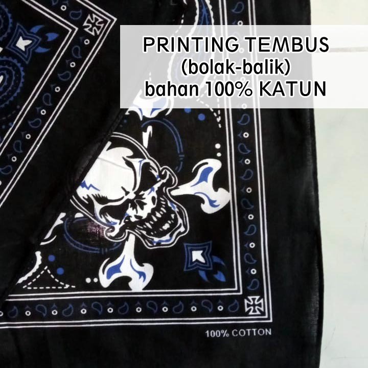 Bandana Tengkorak Skull Slayer Biker Scarf