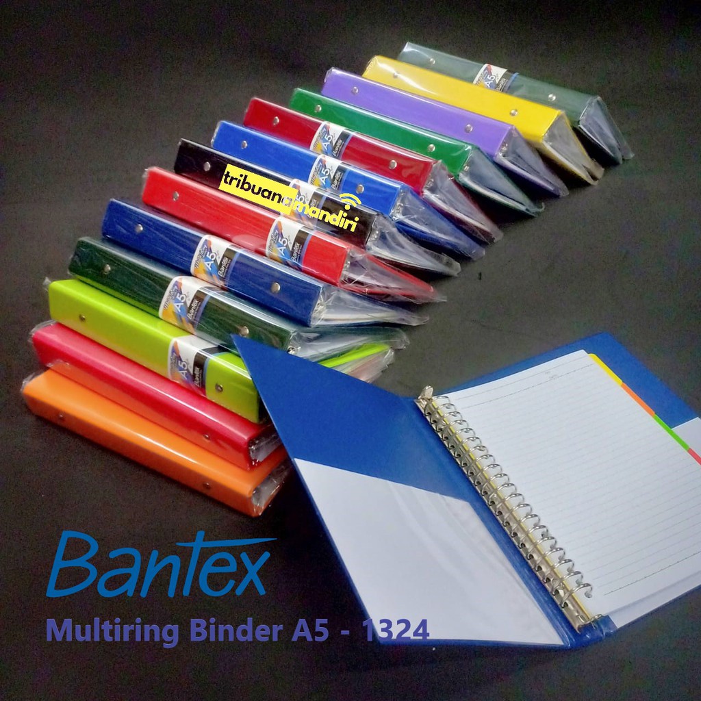 

Bantex Multiring Binder 20 Ring 25mm A5/ Binder Bantex A5