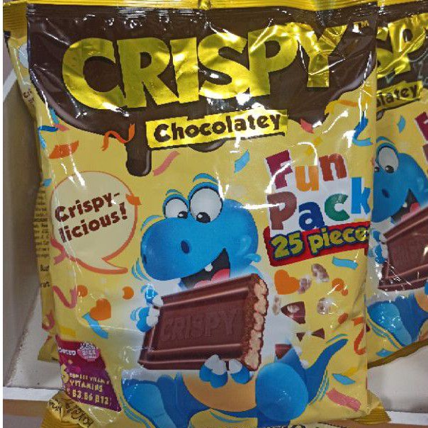 

Crispy Fun Pack Chocolate 25s /Sereal Renyah Salut Coklat Fun Pack 25s