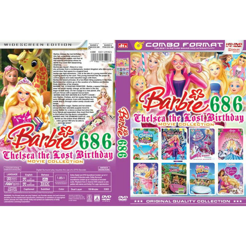 kaset film koleksi BARBIE CRISTAL 686