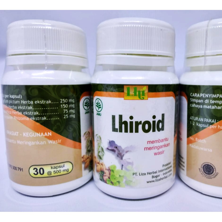 Lhiroid Liza Herbal untuk Wasir atau Ambeien