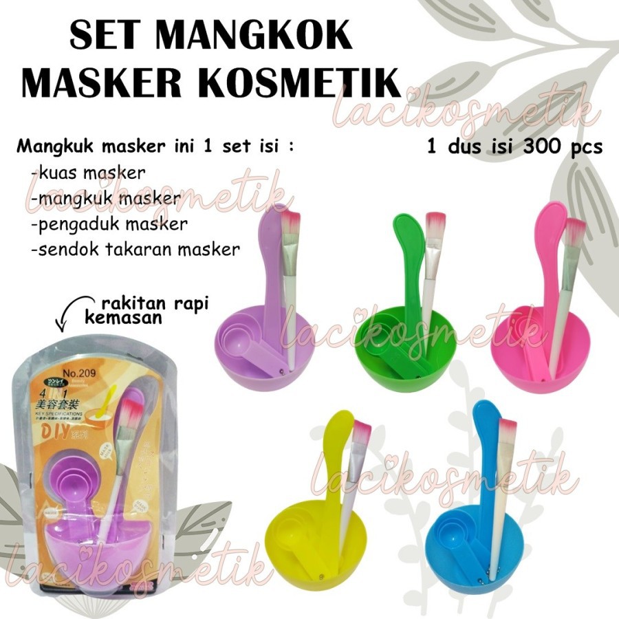 ✨LACIKOSME✨ SET MANGKOK MASKER KOSMETIK / SET MASK BOWL