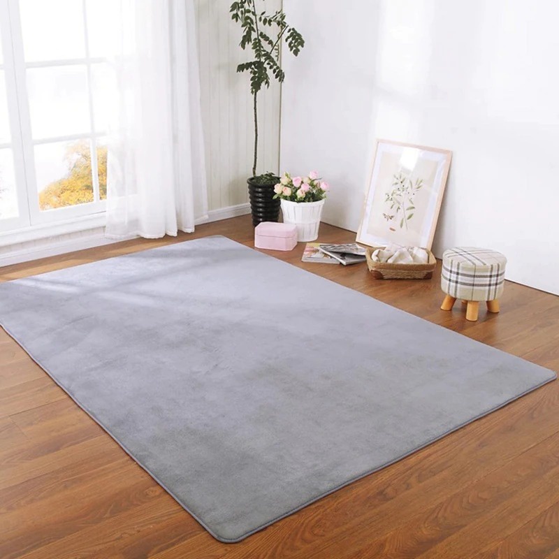 Karpet Keset Kamar Mandi Matras Bulu Non-Slip Living Room Kitchen Balcony Rug