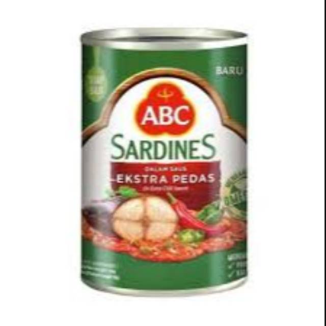 

ABC sardines extra pedas155 gr 1 pcs