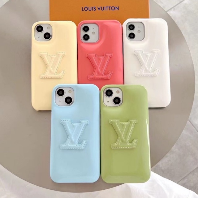 Iphone 11 Pro Max 12 Pro Max 13 Pro Max Fashion Leather Pastel Celini LV Case 12Pro 13Pro 11promax 12promax 13promax