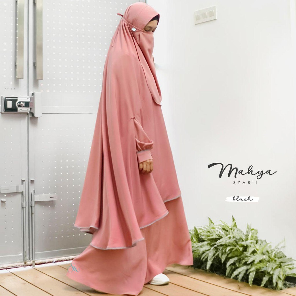 Gamis Set Simply Happy - Mahya Blush