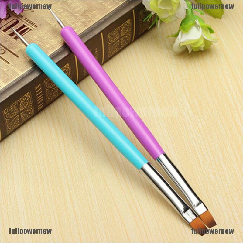 【COD】FLID MY 2 Ways Nails Art Pen Painting Dotting Acrylic UV Gel Polish Brush Liners Tools