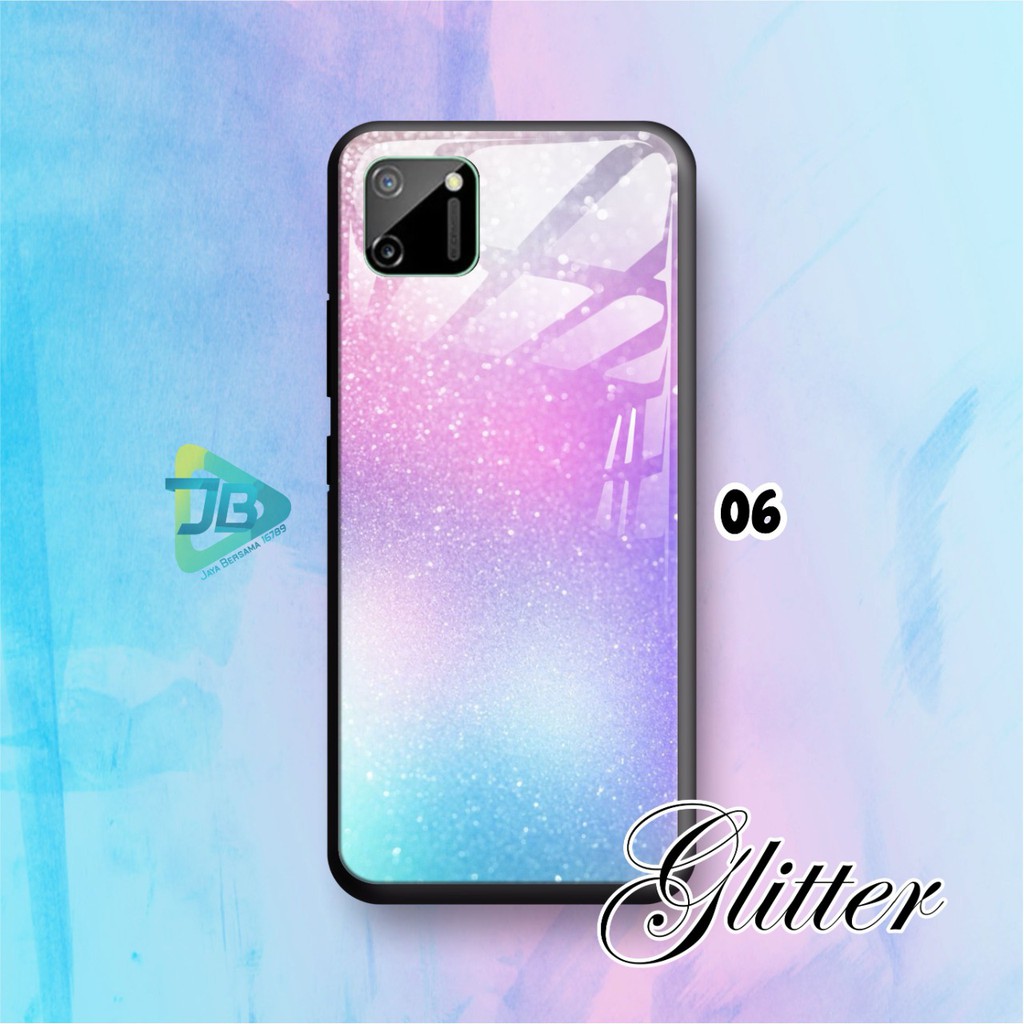 case softcase back case glass GLITTER samsung a02s JB2647