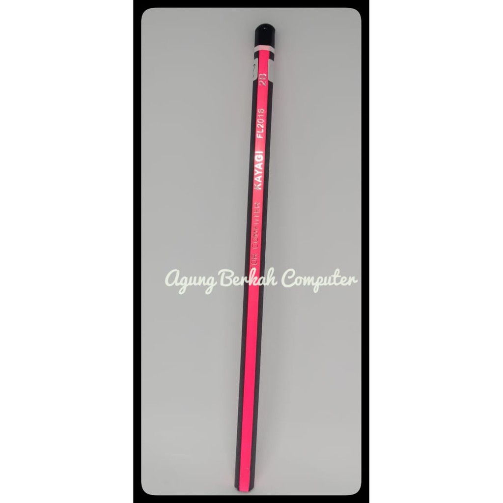 

PENSIL KAYU KAYAGI Pensil 2B Hitam Merah