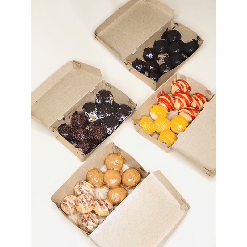 

Vegan Mini Donuts! (Baked) 20pcs / 4 toppings. PREORDER 1-3 HARI