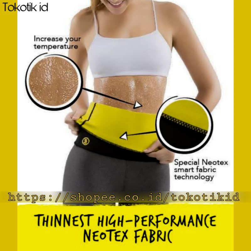 Korset pria wanita Hot Shapers pelangsing pengecil perut pembakar lemak neotex korset badan sport