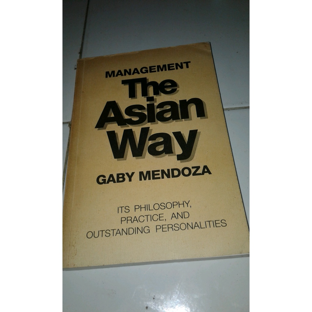 

ORIGINAL Management the Asian Way