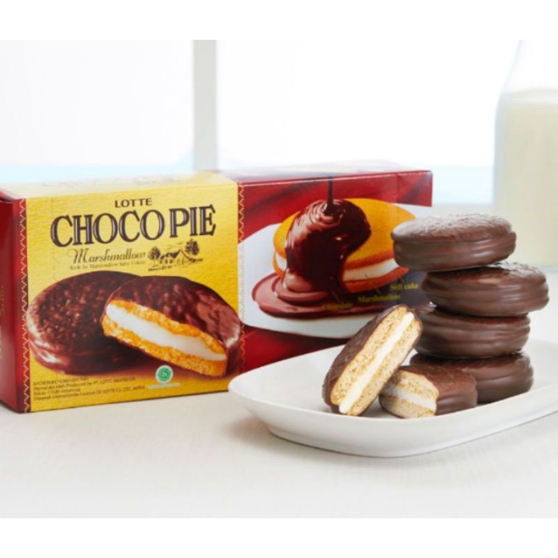 

Lotte Chocopie Marshmellow dan chocopie keju isi 12pcs