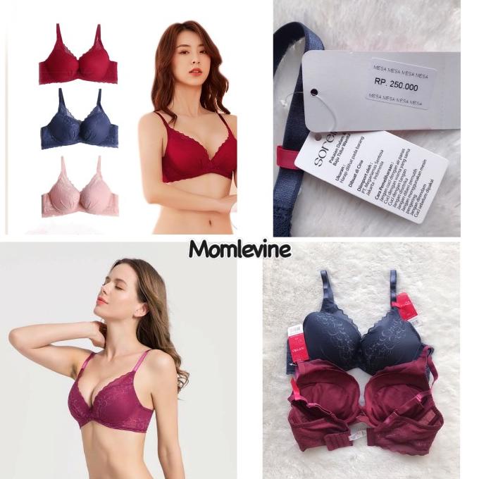 Sorella Bra Push Up S10-29660 Berkawat Cross Label Dijamin Original