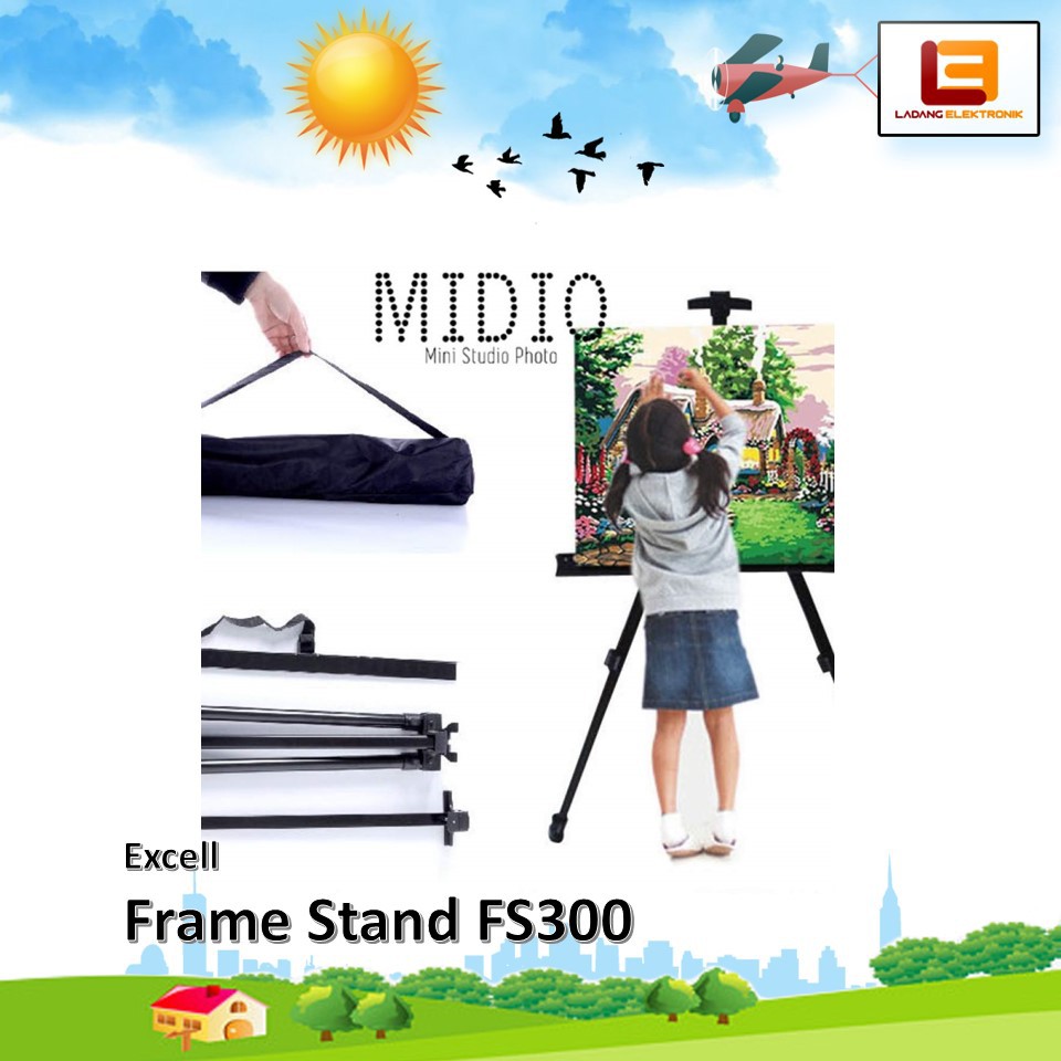 Excell Frame Stand FS300 Black / Frame Foto