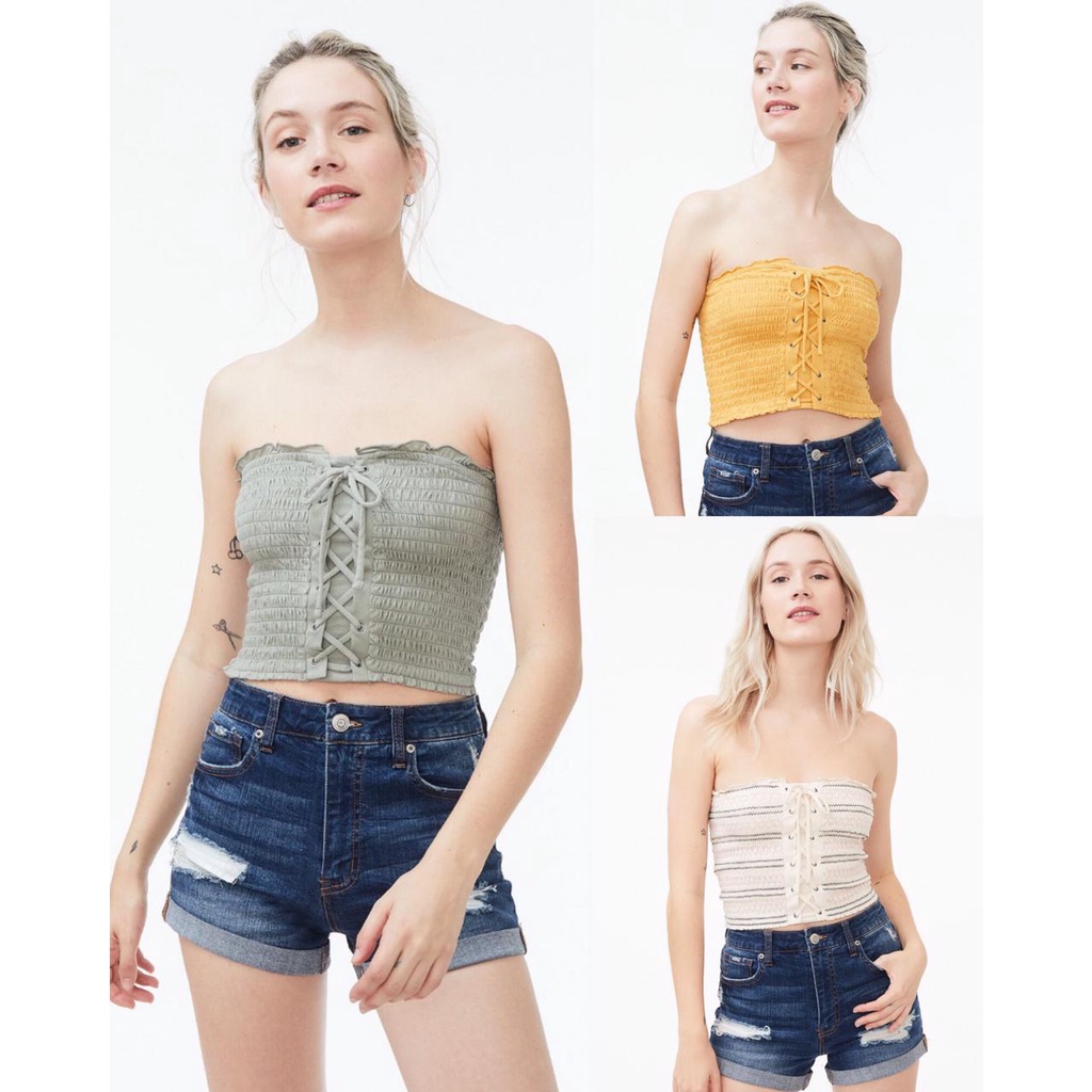 Aeropostale Lace Tube Top