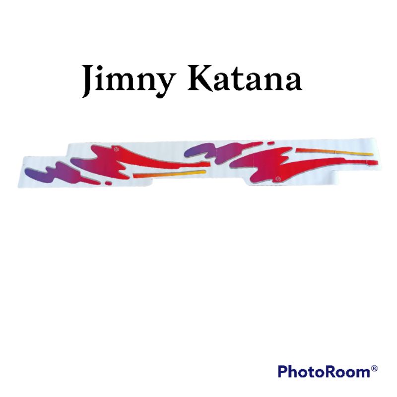 striping list body samping Suzuki katana GX GL