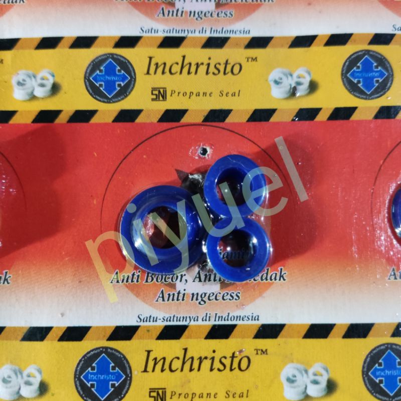 Karet seal / sil tabung gas &amp; regulator silicone / silikon premium inchristo