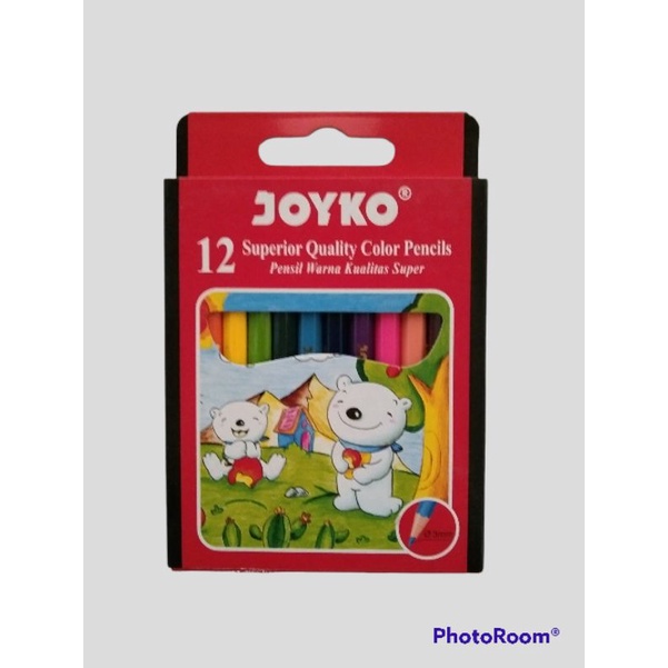 

Joyko CP-S12 pensil warna 12 kecil