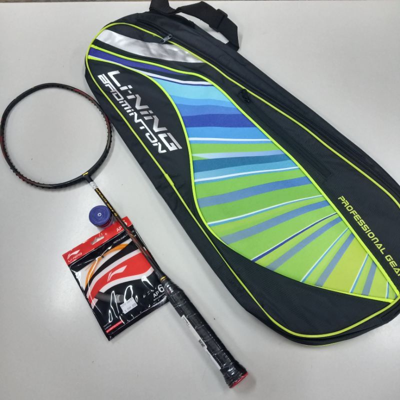 raket reket racket badminton bulutangkis lining li ning superlite max 9 original