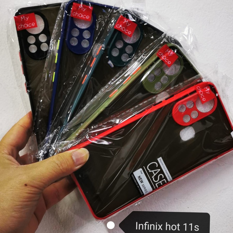 INFINIX HOT 11 HOT 11S NOTE 8  HOT 9 PLAY CASE SOFT DOFF HARDCASE MATTE TRANPARAN CASING COVER PROTECT CAMERA PELINDUNG KAMERA AEROCASE DOVE