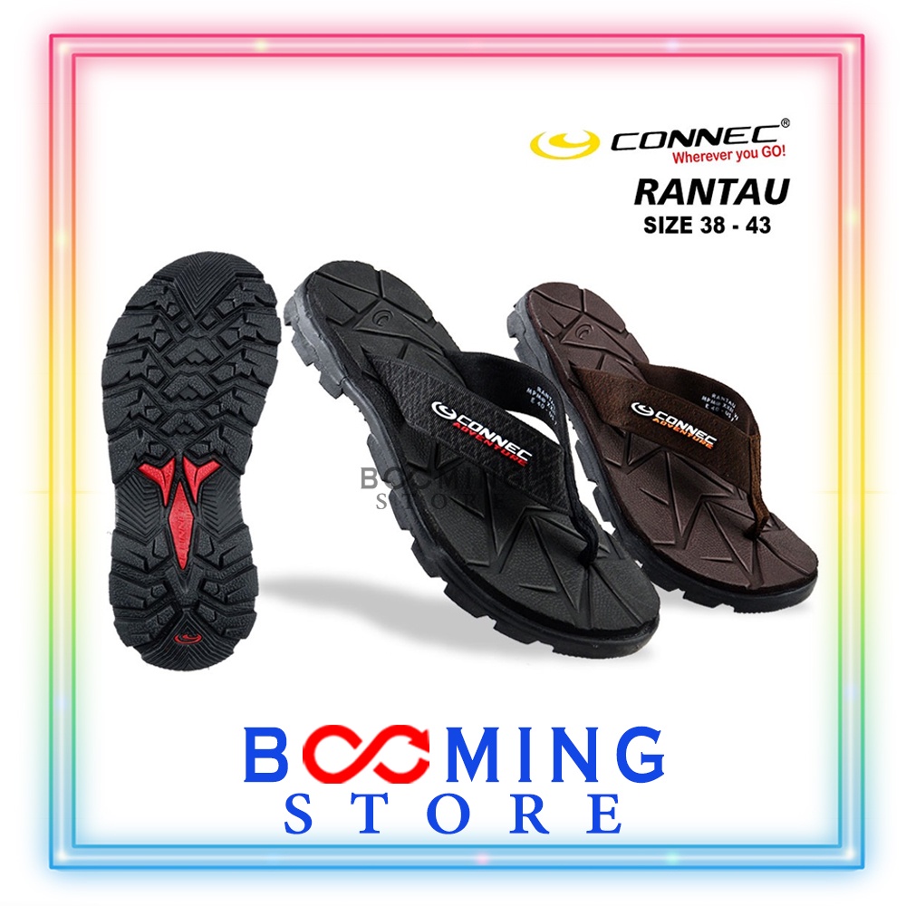 Sandal Pria Kekinian Dewasa CONNEC RANTAU