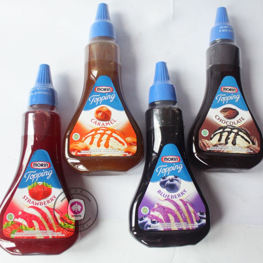 

Morin Topping Sauce Saus Saos Selai Buah Manis Botol Plastik 310 gr