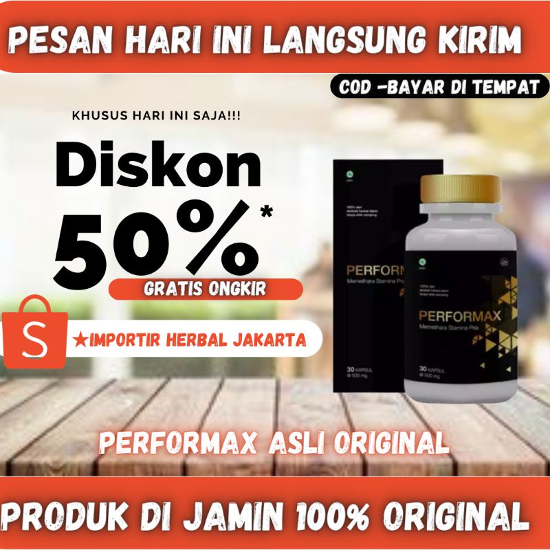 Performax 100% Asli Original Obat Herbal Pria Paling Manjur