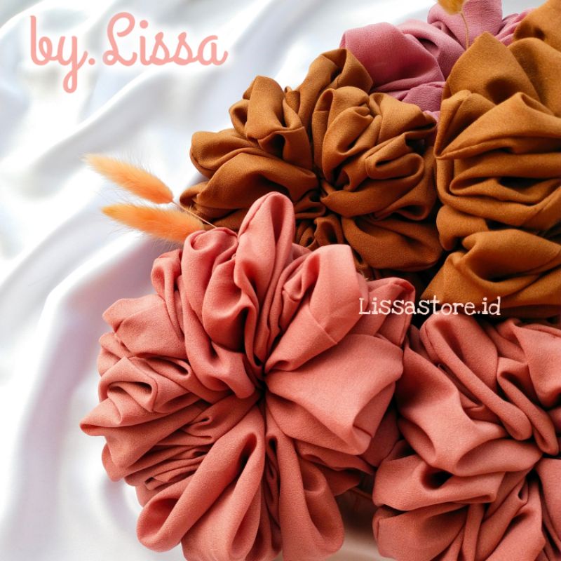 SCRUNCHIE JUMBO/ IKAT RAMBUT/ CEPOL HIJAB JUMBO