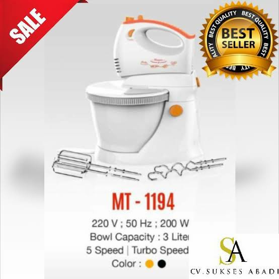 Maspion Mixer MT-1140 I Stand Mixer Maspion MT1140