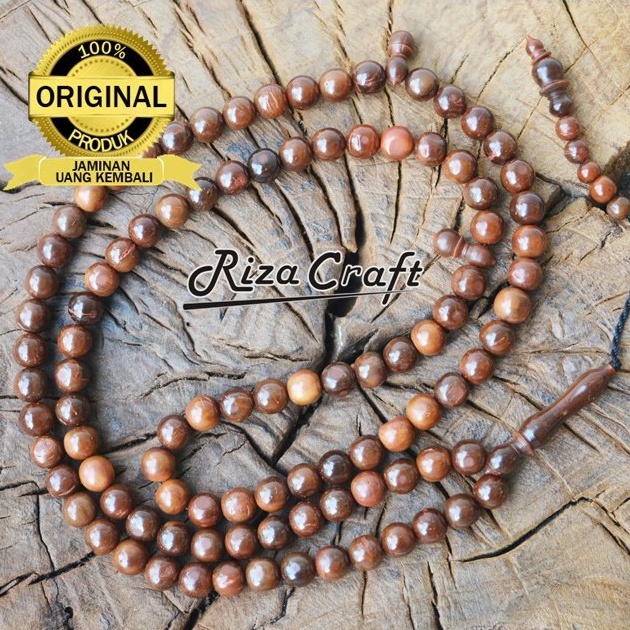 Tasbih Kayu Kokka Kaukah Asli Turki Arab Mekkah 99 Butir