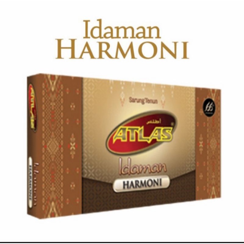 SARUNG ATLAS IDAMAN HITAM DEWASA