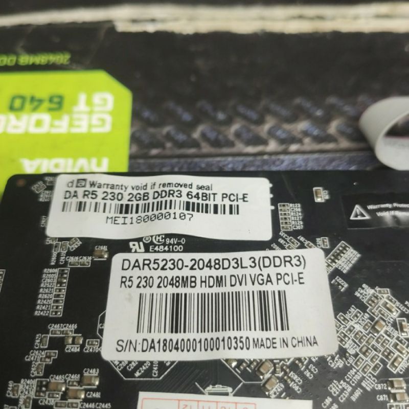 VGA Card Ati Radeon R5 230 Digital Alliance 2Gb 64Bit DDr3