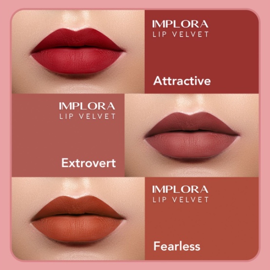 ✿ MADAME ✿ IMPLORA LIP CREAM VELVET MATTE - LIPCREAM VELVET BPOM