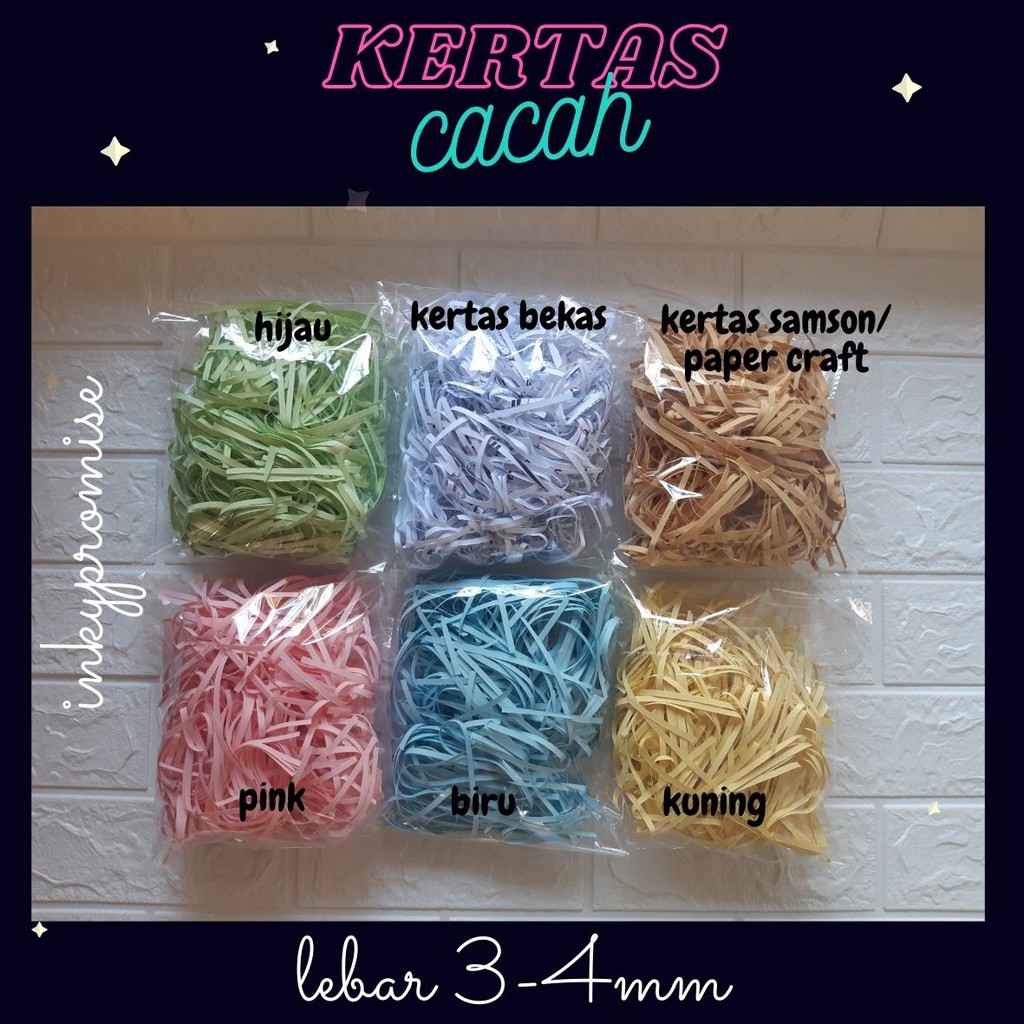 

Kertas Cacah / Kertas Potong / Kertas Serut / Paper Shredder / Kertas Suir / Kertas Packaging