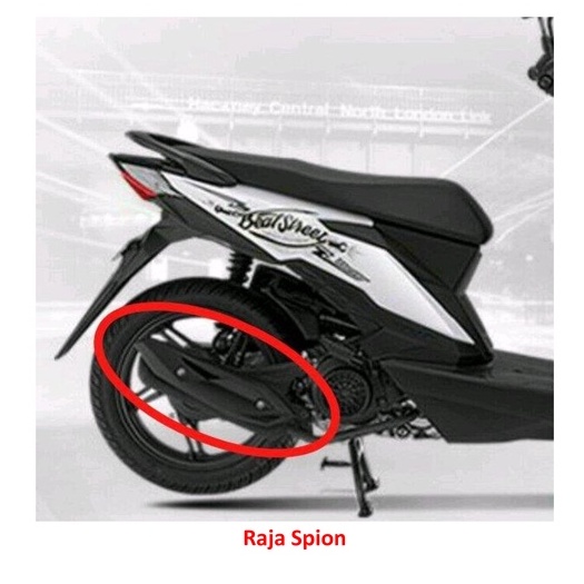 Cover knalpot Beat F1 Esp / tutup knalpot Beat F1 esp / cover knalpot Beat
