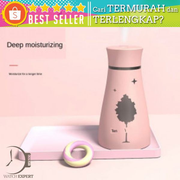 KBAYBO Ultrasonic Air Humidifier Aromatherapy LED Light 200ml - SPT-033 - White
