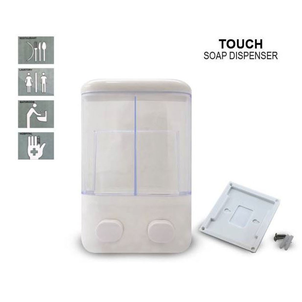 HOVELSHOP Touch Soap Dispenser Sabun Cair Double Besar Kamar Mandi