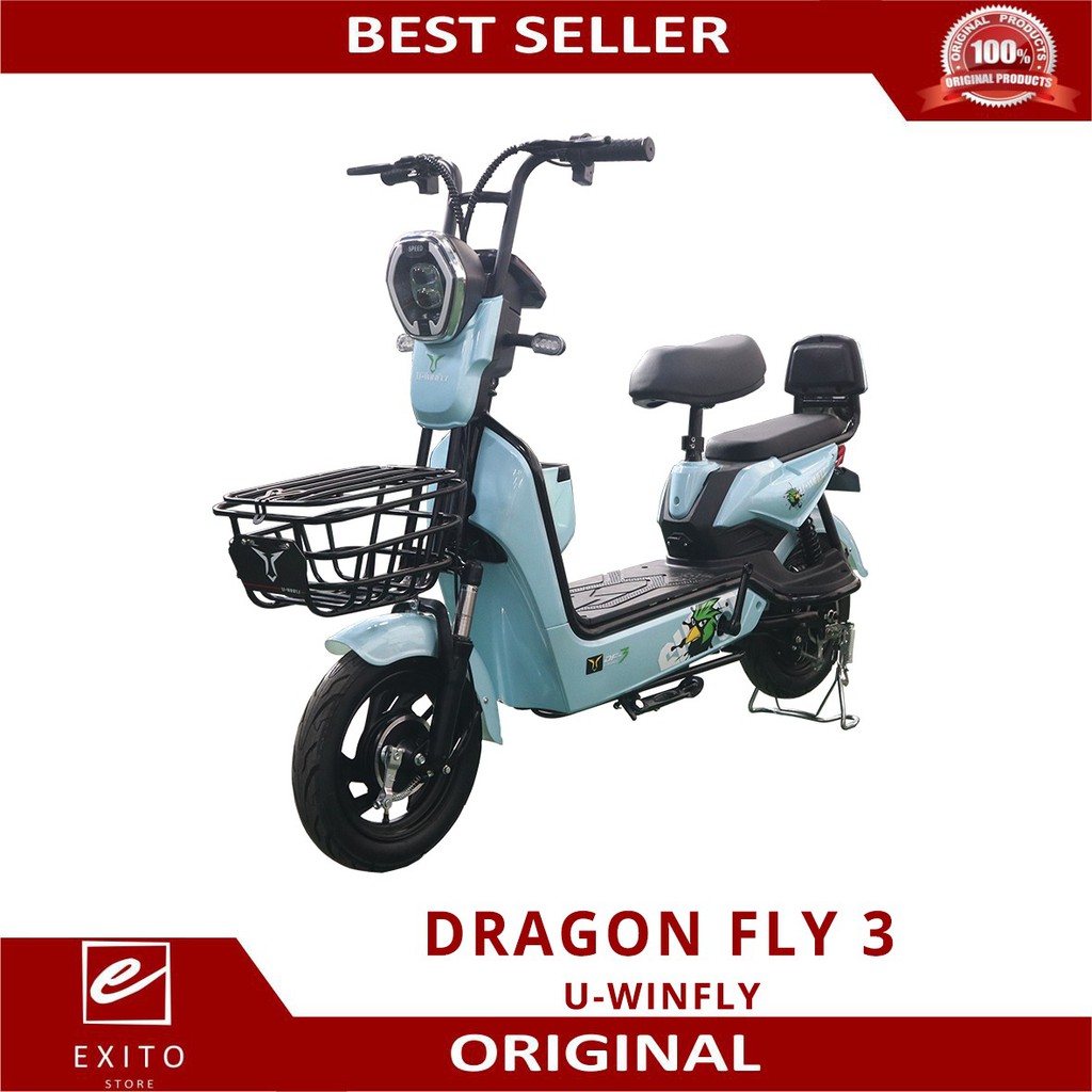 sepeda listrik uwinfly dragonfly 3 garansi resmi