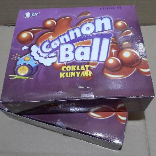 canon ball coklat caramel 1pack isi 24pcs