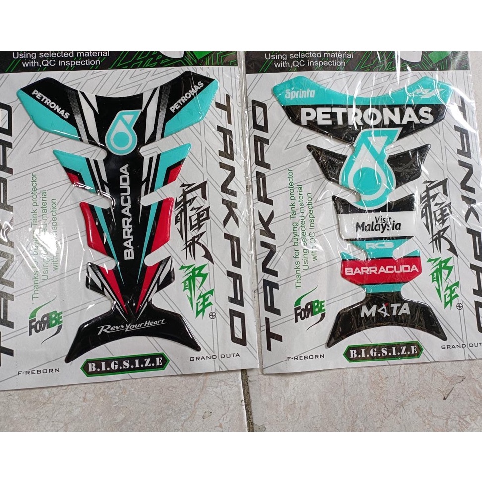 TANKPAD PELINDUNG TANGKI BARRACUDA UNIVERSAL NINJA R15 R25 CBR DLL