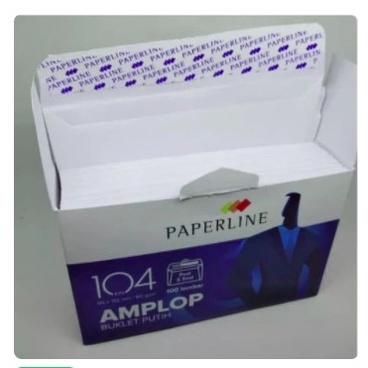 

Jual Amplop Paperline 104 Pps Putih Polos Limited