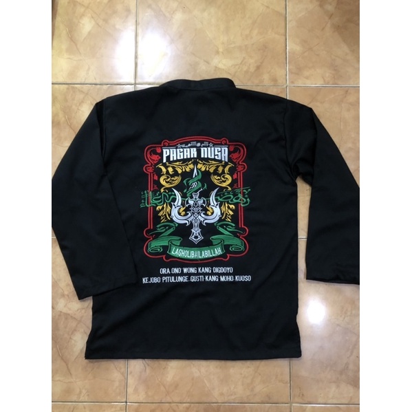 Baju Sakral Pagar Nusa Full Bordir Model Kancing