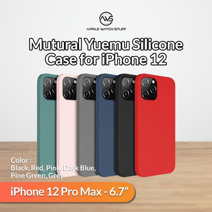 Mutural Yuemu Series Silicone Case for iPhone 12 Pro Max 6.7 inch